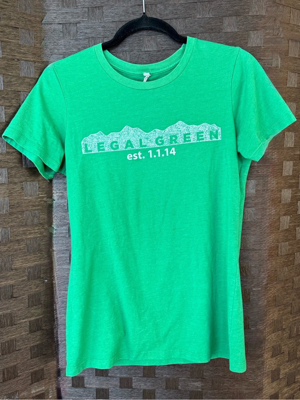 Legal Green Graphic Tee in Bright Green